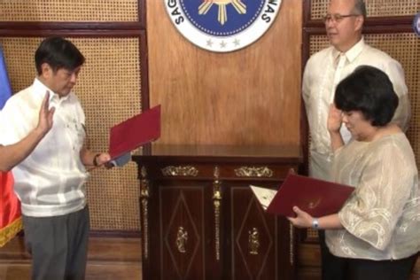 PBBM swears in Yulo.